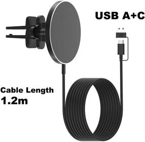 img 1 attached to Magnetic Wireless Charger Magnets Compatible