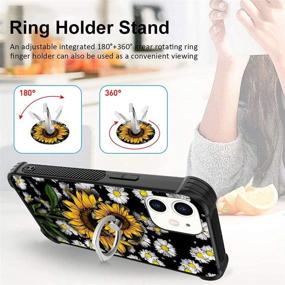 img 1 attached to Sunflower Lanyard Pattern Protective Shockproof