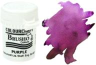 💜 vibrant crystal colour: colorfin brusho 15g purple 3.04x3.04x5.08 cm - multicolour logo