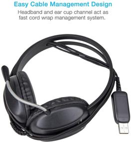 img 1 attached to 🎧 Cyber Acoustics AC-4006: Stereo USB Headset with Noise Cancelling Microphone for PC & Mac - Ideal for Classroom or Home
