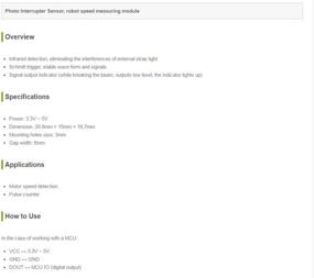 img 2 attached to Waveshare Photo Interrupter Sensor Measuring