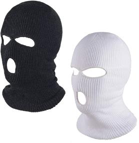 img 3 attached to FLYMOON Winter Knitted Outdoor Balaclava Outdoor Recreation