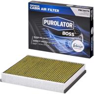 🌬️ enhance air quality in your ford/lincoln: purolatorboss premium cabin air filter with febreze freshness logo