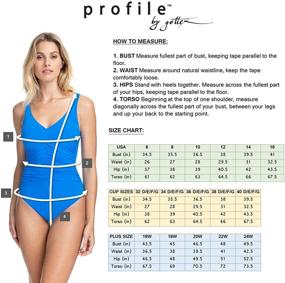 img 1 attached to 👙 Gottex Bandeau Flyaway Swimsuit - Women's Clothing Profile