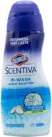 🌊 clorox scentiva scent booster beads for fresh clothes and linens – pacific breeze and coconut scent (9.7 fl oz) - in-wash laundry freshener logo