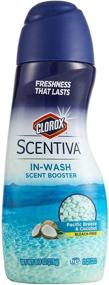 img 3 attached to 🌊 Clorox Scentiva Scent Booster Beads for Fresh Clothes and Linens – Pacific Breeze and Coconut Scent (9.7 fl oz) - In-Wash Laundry Freshener