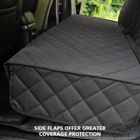 img 2 attached to 🐶 Durable and Luxurious Honest Dog Car Seat Covers with Side Flap - Waterproof & Nonslip Protection for Cars, Trucks, and SUVs