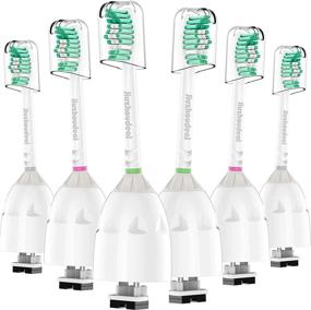 img 4 attached to 🦷 6-Pack Jiuzhoudeal Replacement Toothbrush Heads for Philips Sonicare E-Series, Compatible with Sonicare Essence, Elite, Advance, and CleanCare Screw-on Electric Toothbrush HX7022/66