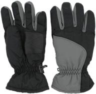 keep your kids warm and dry with anti-slip thinsulate gloves - essential boys' waterproof accessories logo