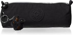 img 4 attached to 🖤 Black Kipling Freedom Pencil Case, Dimensions: 8.25”L x 2.5”H x 2.5”D