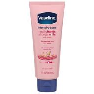 👐 vaseline intensive care hand lotion: nourish your hands and strengthen nails (3 oz) logo