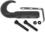 🔧 rugged ridge 11236.02 front tow hook: black; fits 42-02 jeep cj/wrangler yj/tj - sturdy and reliable logo