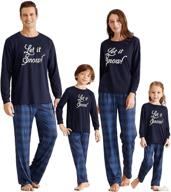 matching family pajama sets for holidays: comfy stay-at-home pj's with printed tee and car patterned pants – loungewear logo