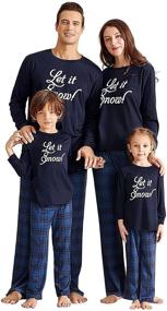 img 3 attached to Matching Family Pajama Sets for Holidays: Comfy Stay-at-Home PJ's with Printed Tee and Car Patterned Pants – Loungewear