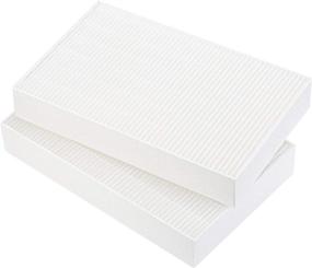 img 2 attached to 🌬️ isonlive 2 True HEPA Filter Replacement Compatible with Honeywell HPA100 Series Air Purifier + 8 Carbon Pre Filters - Filter R, HRF-R1, HPA094, HPA100, HPA101, HPA104, HPA105, HA106