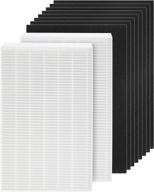 🌬️ isonlive 2 true hepa filter replacement compatible with honeywell hpa100 series air purifier + 8 carbon pre filters - filter r, hrf-r1, hpa094, hpa100, hpa101, hpa104, hpa105, ha106 логотип