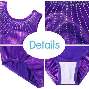 img 1 attached to BAOHULU Gymnastics Leotards Athletic B199_RoyalBlue_8A