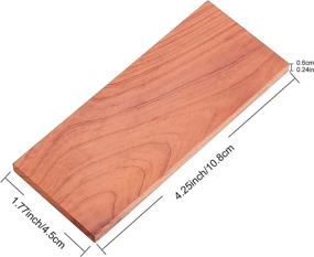 img 1 attached to 🌲 GOGOUP Cedar Blocks for Clothes Storage - 100% Natural Aromatic Red Cedar Wood Planks Boards Hangers for Closet Wardrobes - Set of 16