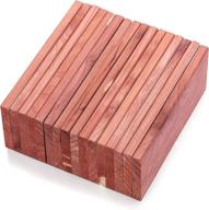 🌲 gogoup cedar blocks for clothes storage - 100% natural aromatic red cedar wood planks boards hangers for closet wardrobes - set of 16 logo