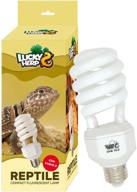 🦎 lucky herp desert uvb 150 compact fluorescent reptile light, 10.0 uvb, 23w логотип