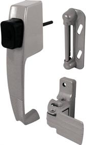 img 2 attached to 🔒 Prime-Line Products K 5070 Push Button Latch with Tie Down, Aluminum: Convenient and Secure Closure Solution