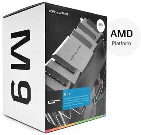 img 3 attached to 🔥 Cryorig M9A AMD Tower CPU Cooler with Jet Fin Acceleration System - Silver/Black - Compact Size for Optimal Performance