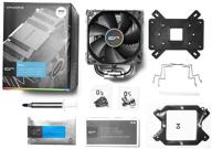 🔥 cryorig m9a amd tower cpu cooler with jet fin acceleration system - silver/black - compact size for optimal performance logo