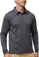 👕 mier men's performance tactical polo shirts - long and short sleeve, moisture-wicking - ideal for outdoor activities logo