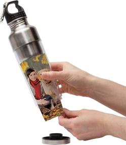 img 1 attached to 📷 Custom Stainless Steel Photo Water Bottle - Personalize Your Own