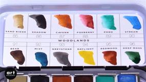 img 2 attached to 🎨 Prima Marketing Watercolor Confections: Woodlands, 12 Count - Vibrant & Professional Quality Watercolors with Long-Lasting Pigments