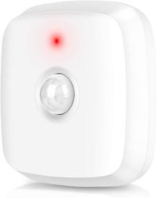 img 4 attached to 📶 Smart WiFi Motion Sensor with LED Indicator - Ceiling Mount Motion Sensor, Adjustable Angle, Compatible with Smart Life System. Cell Phone Prompts and Alerts