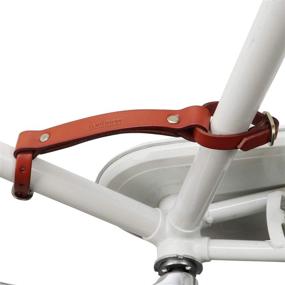 img 1 attached to TOURBON Bike Little Lifter - Leather Bicycle Frame Handle for Enhanced Performance