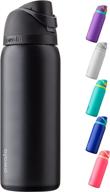 🥤 owala freesip 32-ounce stainless steel water bottle with straw - perfect for sports and travel, insulated and bpa-free логотип