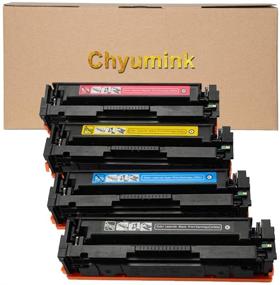 img 4 attached to Chyumink Premium Replacement Toner Cartridge Set for HP 202A 202X CF500A CF501A CF502A CF503A - Compatible with HP Color Pro M254dw M254nw M254 Printers; HP Color Pro MFP M280 M281fdn M281fdw M281cdw