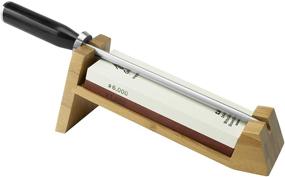 img 4 attached to Enhance Your Blades with Shun DM0610 Classic 3-Piece Whetstone Sharpening System