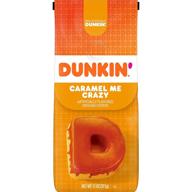 помешанный на карамели кофе dunkin' caramel me crazy молотый - 11 унций (упаковка может отличаться) логотип