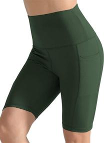 img 3 attached to Cadmus High Waisted Stretcht Running Workout Sports & Fitness