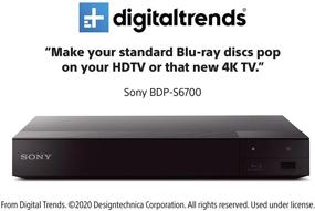 img 3 attached to 📺 Sony BDP-S6700: Experience 4K Upscaling & 3D Streaming with this Home Theater Blu-Ray Disc Player (Black)