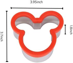 img 2 attached to 🍪 High-Quality Stainless Steel Mickey Mouse Cookie Cutter for Children - Perfect for Cookies, Sandwiches, Biscuits