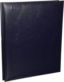 img 2 attached to 📘 Pioneer Navy Blue 8.5x11 Leatherette Postbound Album