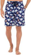 🩳 stylish chaps relaxed printed sleep short: comfortable and trendy loungewear logo