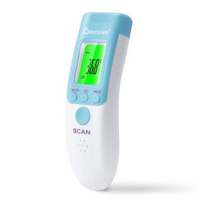 img 1 attached to Бесконтактный инфракрасный термометр Berrcom JXB-183 для лба: медицинского качества, 3 в 1, сертифицирован по стандартам FDA и CE с многофункциональным запоминанием – идеально подходит для проверки температуры у младенцев