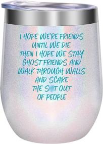 img 4 attached to 🍷 Best Friend, BFF Gifts - Friendship Gifts for Women - Christmas and Birthday Gifts for Female Friends - Friend Gifts - Funny and Humorous Wine Gifts for Bestie, Soul Sister - GSPY Wine Tumbler+