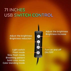 img 2 attached to 🌅 Подчеркните вашу атмосферу с помощью проектора света лампы заката: RGB-17 цветов для современной проекции рассвета, ночного освещения через USB, идеально подходит для эстетической фотографии и декора комнаты - идеальный подарок для детей и взрослых.
