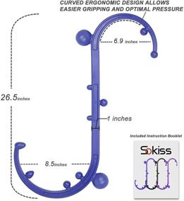 img 1 attached to 💆 Оживите свое тело с массажером точек триггера Sokiss - идеальным самомассажистом для спины, шеи, плеч и всего тела