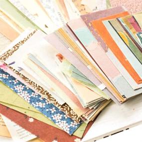 img 2 attached to 📚 MOLNESO 360 Sheets Scrapbooking Supplies: Vintage Decorative Papers for Journaling Bullet Journal, Stationary Crafting, and Scrapbook Décor