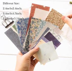 img 3 attached to 📚 MOLNESO 360 Sheets Scrapbooking Supplies: Vintage Decorative Papers for Journaling Bullet Journal, Stationary Crafting, and Scrapbook Décor