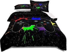 img 4 attached to Bedding Comforter Microfiber Decorative Controller Kids' Home Store
