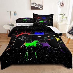 img 3 attached to Bedding Comforter Microfiber Decorative Controller Kids' Home Store