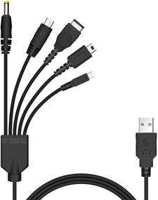 img 4 attached to 🔌 Multi-Device USB Charger Cable for Nintendo NDS Lite/Wii U/New 3DS(XL/LL),3DS(XL/LL),2DS,DSi(XL/LL),NDS/GBA SP(Gameboy Advance sp),PSP 1000 2000 3000